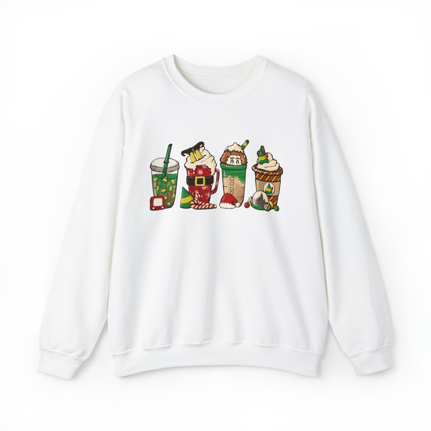 Elf Funny Christmas Crewneck Sweatshirt