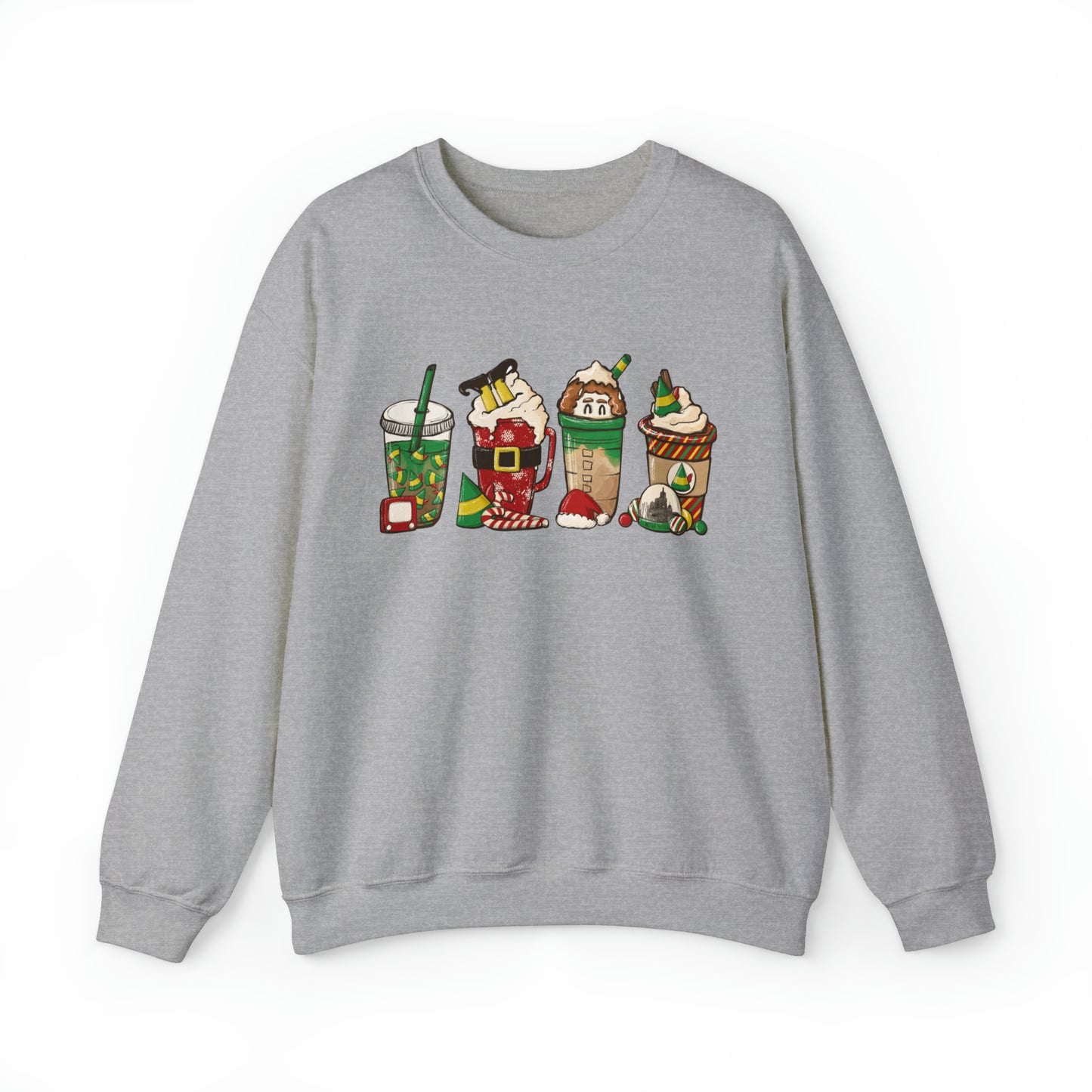 Elf Funny Christmas Crewneck Sweatshirt