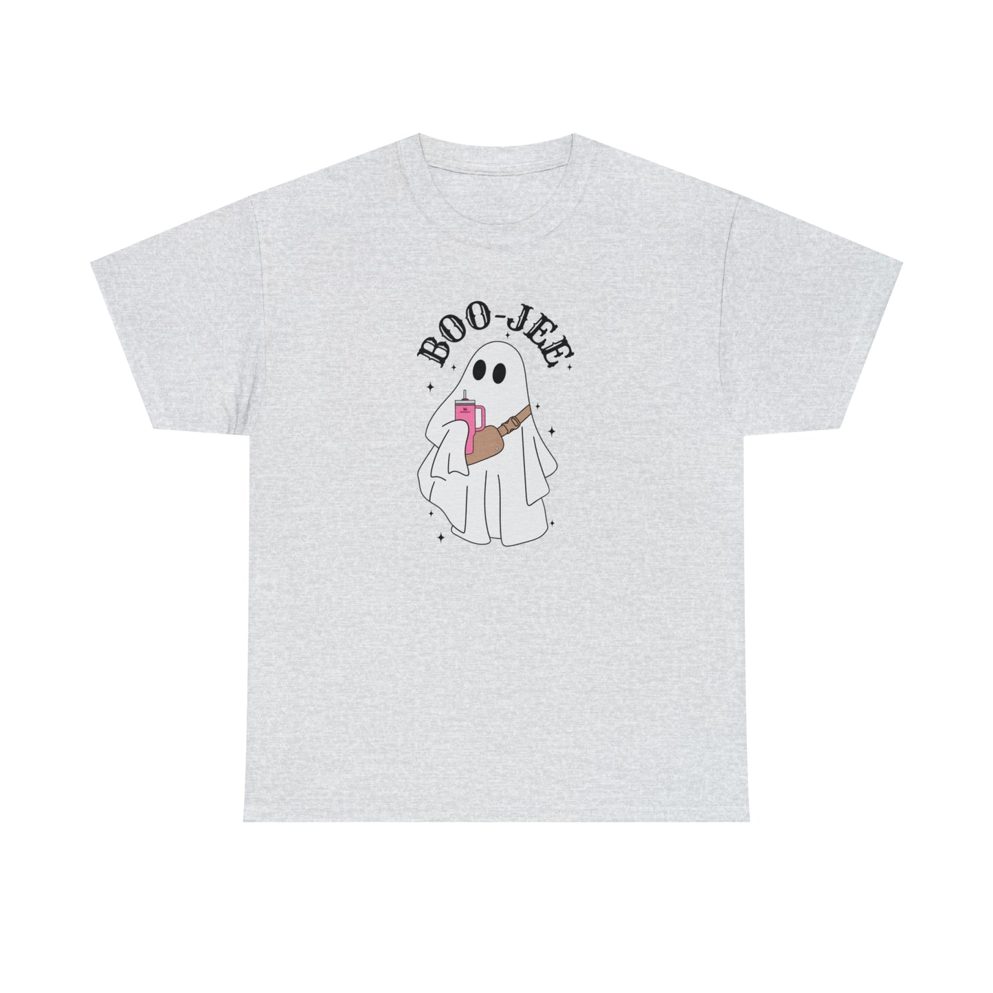 Boo-Jee Ghost Halloween Graphic Cotton T-Shirt