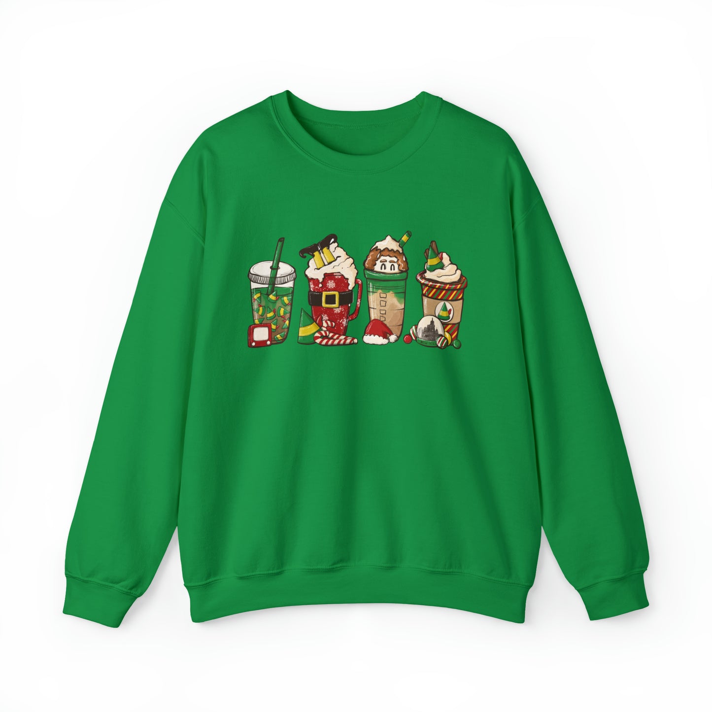 Elf Funny Christmas Crewneck Sweatshirt