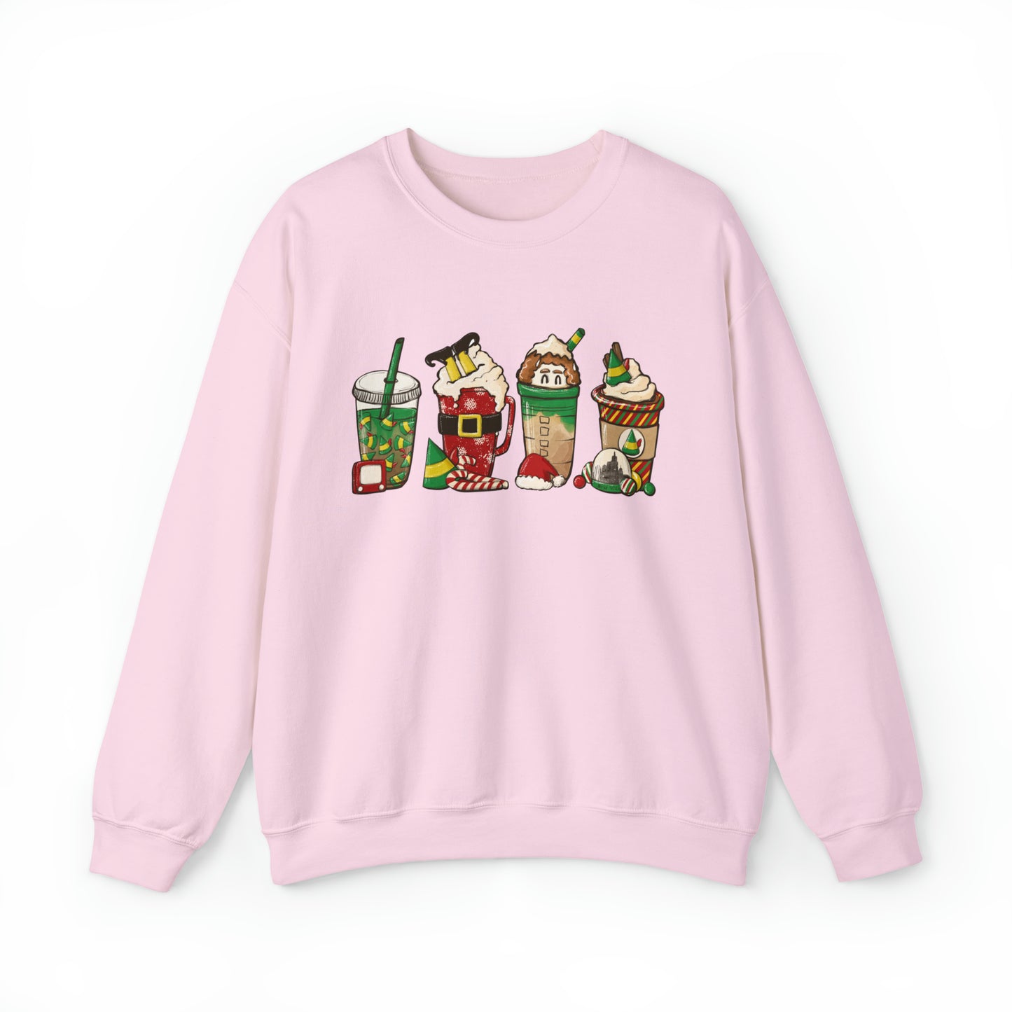 Elf Funny Christmas Crewneck Sweatshirt