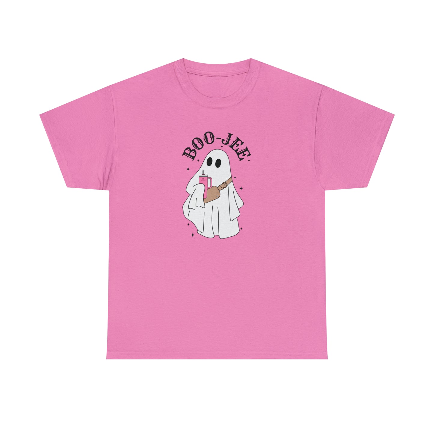 Boo-Jee Ghost Halloween Graphic Cotton T-Shirt