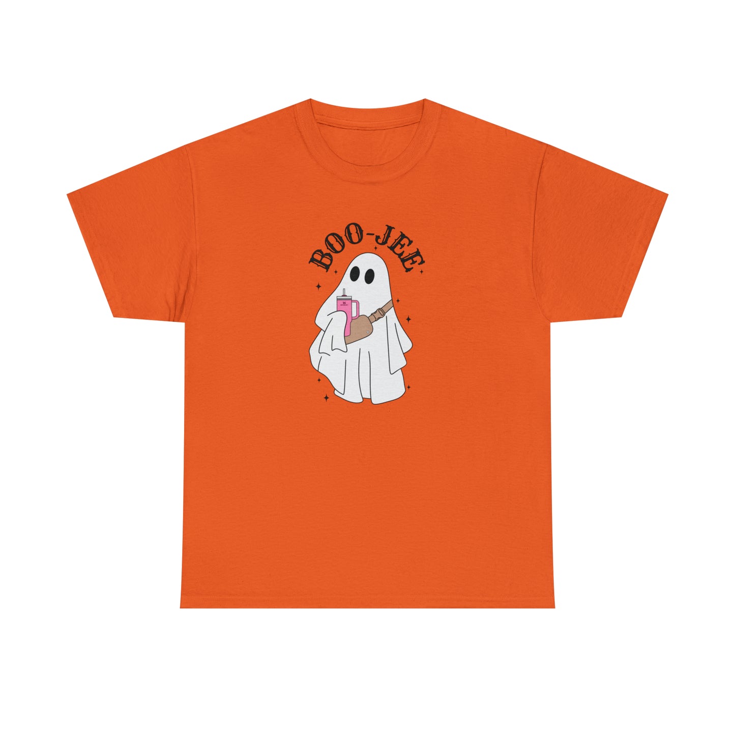 Boo-Jee Ghost Halloween Graphic Cotton T-Shirt