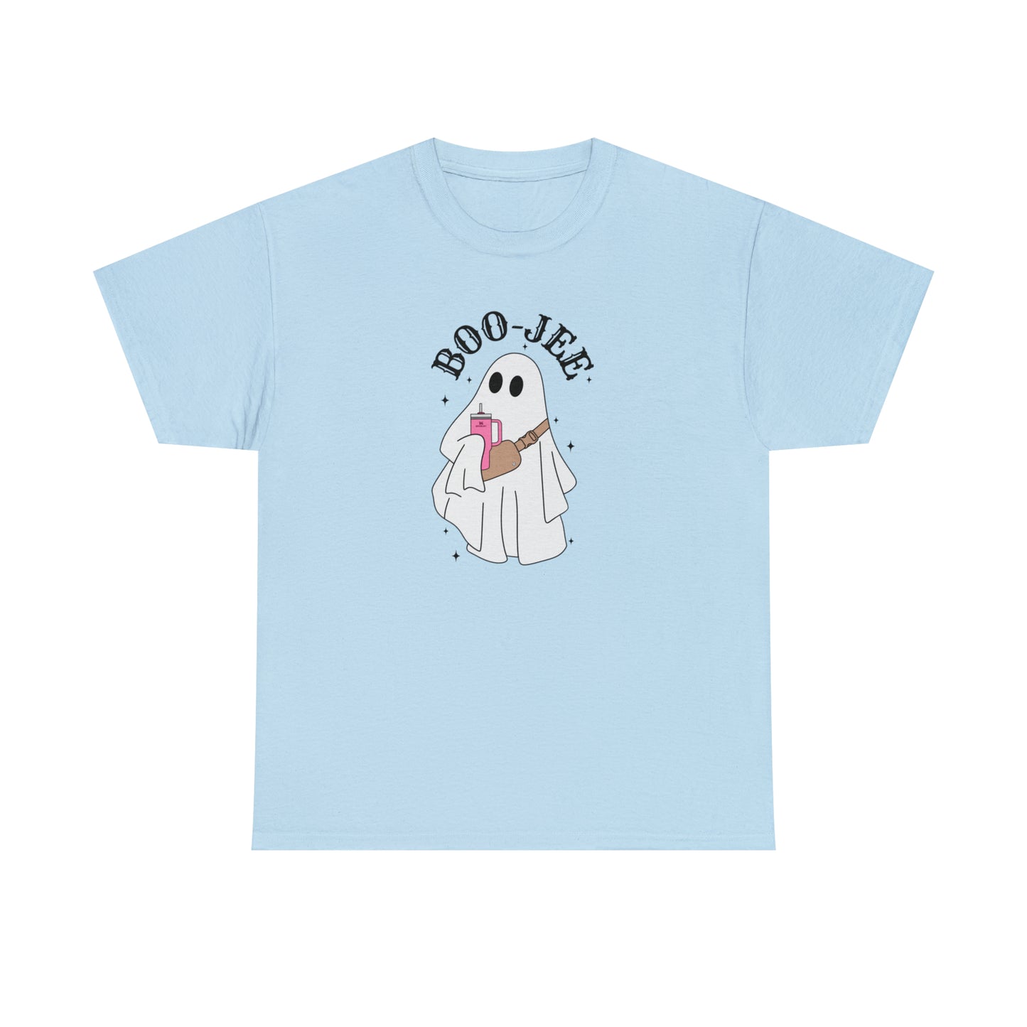 Boo-Jee Ghost Halloween Graphic Cotton T-Shirt