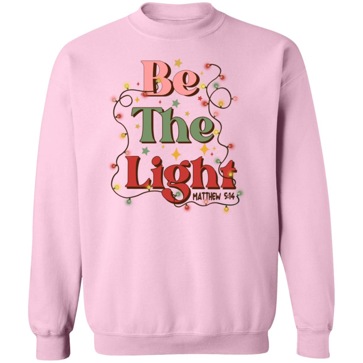 Be the Light Matthew 5:14 Christmas Crewneck Sweatshirt