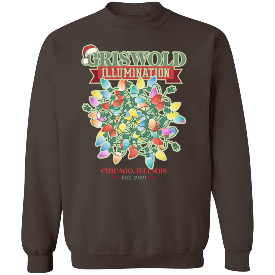 Griswold Illumination Christmas Lighting Funny Christmas Crewneck Sweatshirt