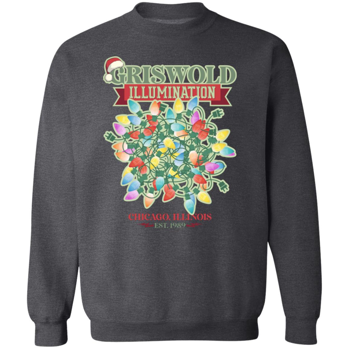 Griswold Illumination Christmas Lighting Funny Christmas Crewneck Sweatshirt