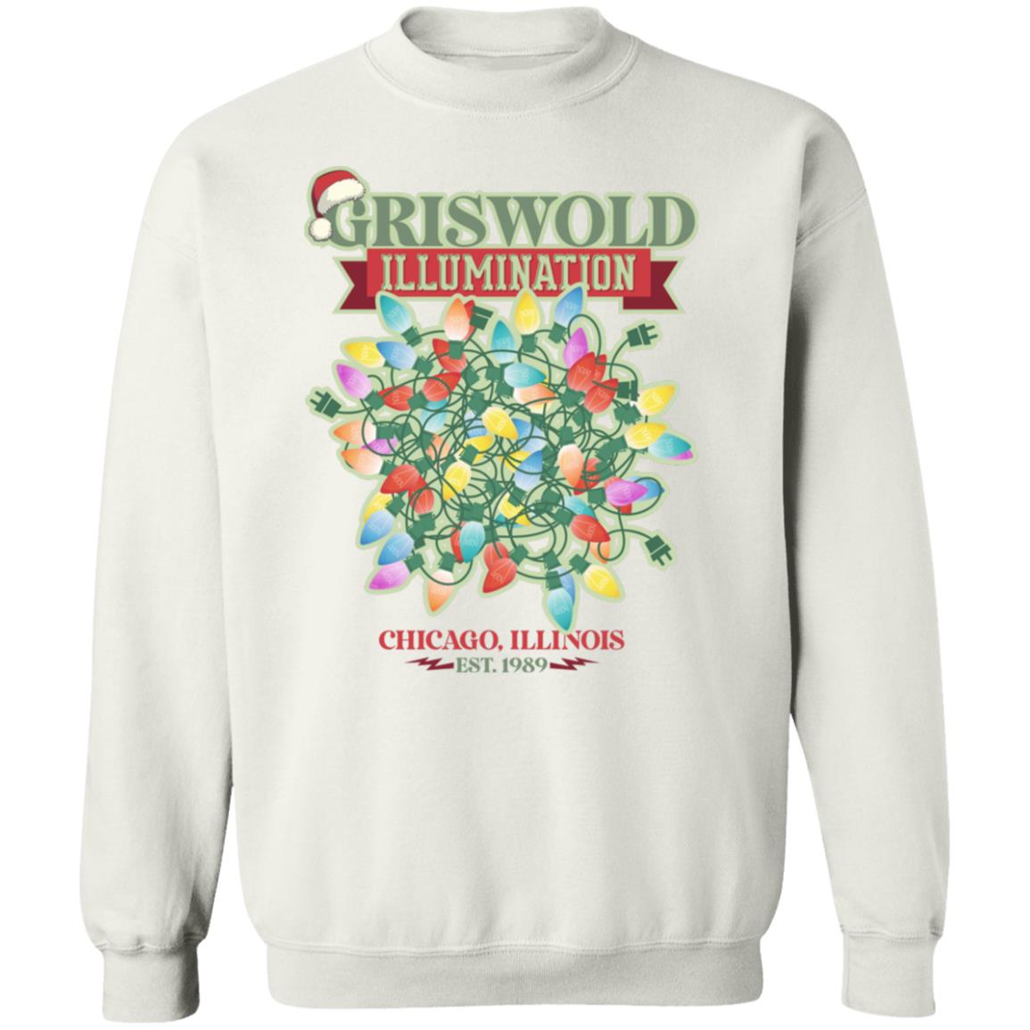 Griswold Illumination Christmas Lighting Funny Christmas Crewneck Sweatshirt