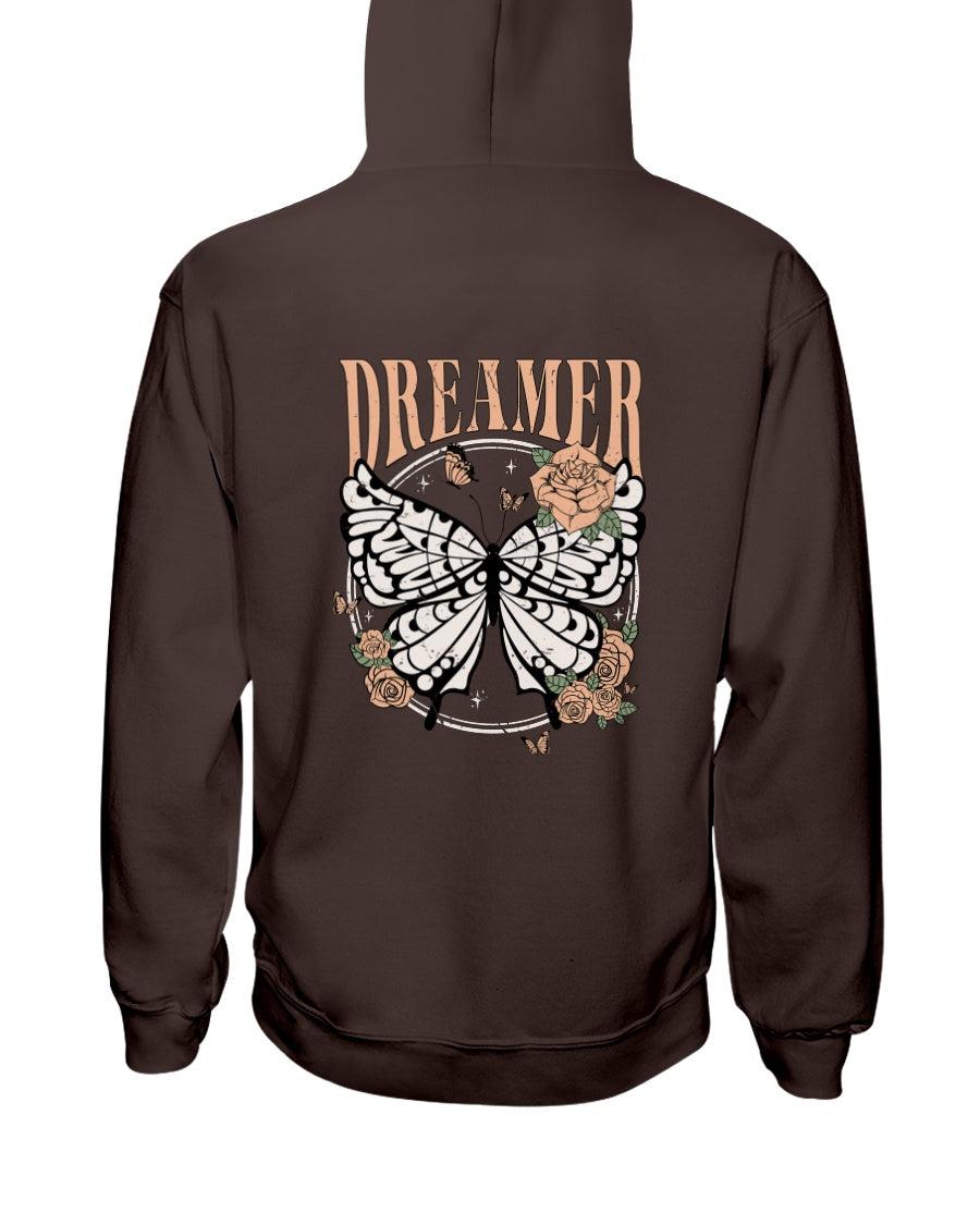 Dreamer Butterfly Retro Hoodie