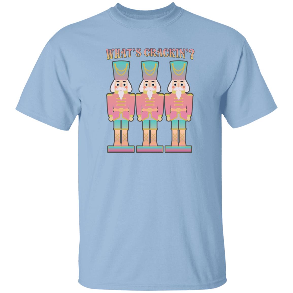 What's Crackin'? Pink Nutcracker Christmas T-Shirt