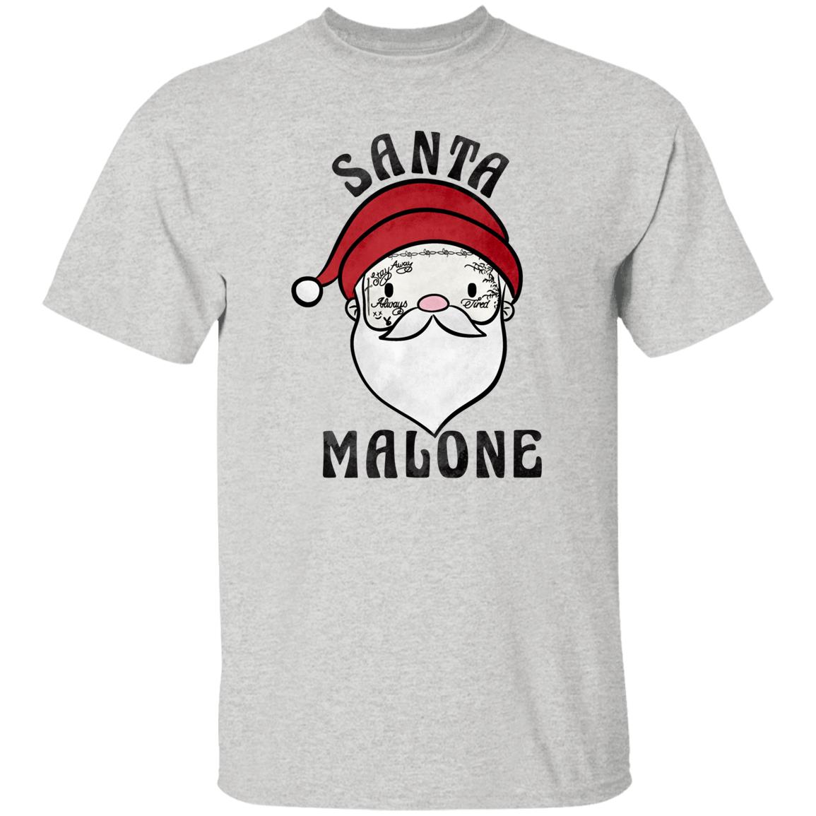 Santa Malone Funny Christmas T-Shirt