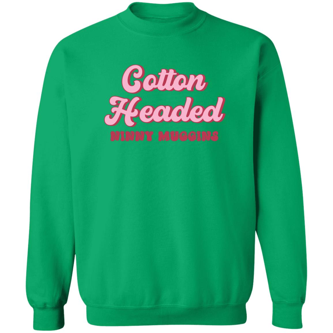 Cotton Headed Ninny Muggins Funny Christmas Elf Crewneck Sweatshirt