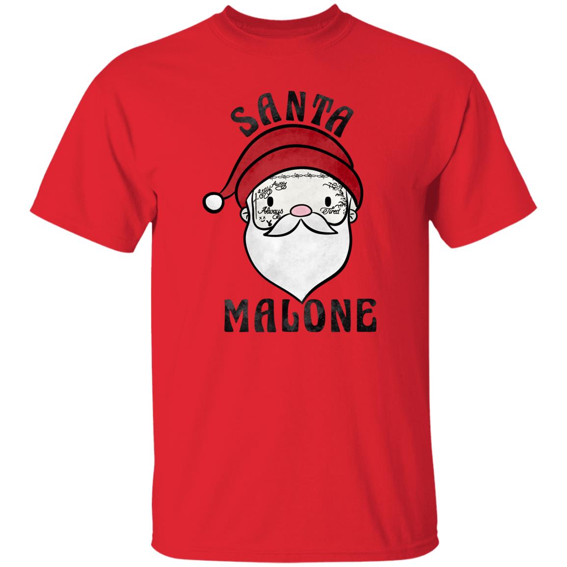 Santa Malone Funny Christmas T-Shirt