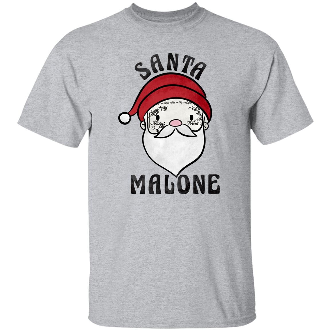 Santa Malone Funny Christmas T-Shirt