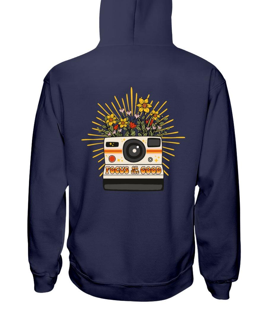 Focus on the Good Retro Camera Hoodie