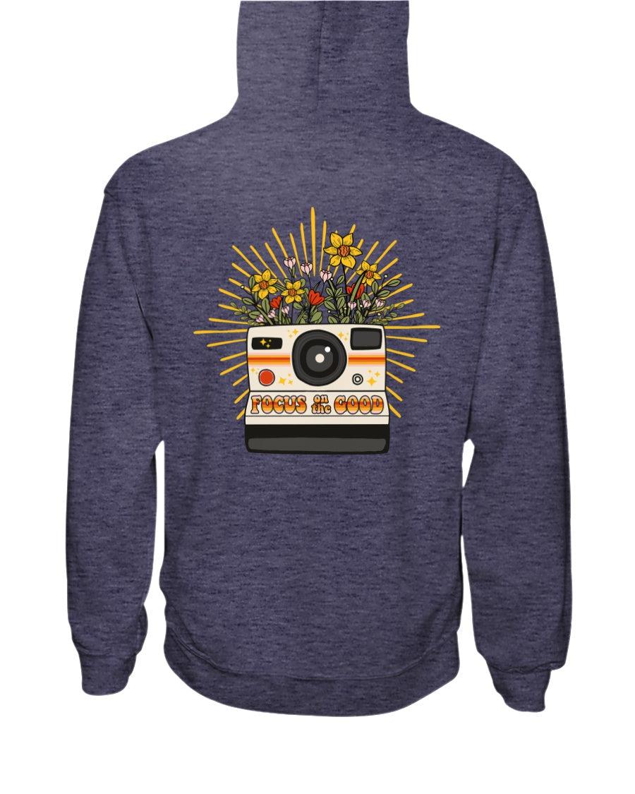 Focus on the Good Retro Camera Hoodie