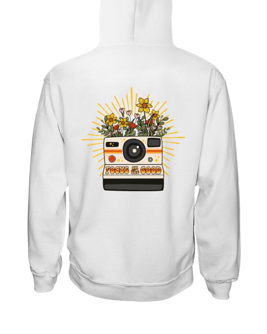 Focus on the Good Retro Camera Hoodie