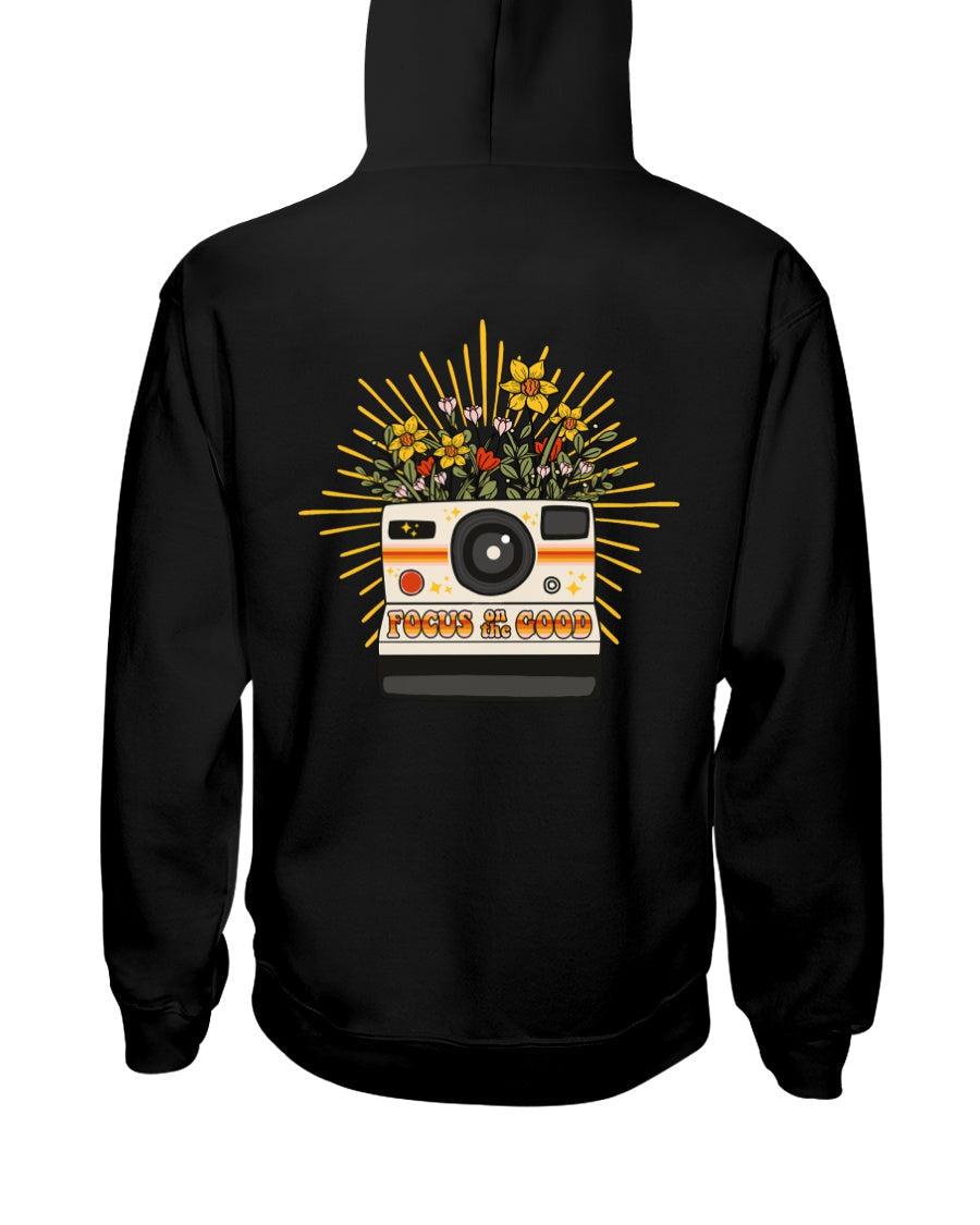 Focus on the Good Retro Camera Hoodie