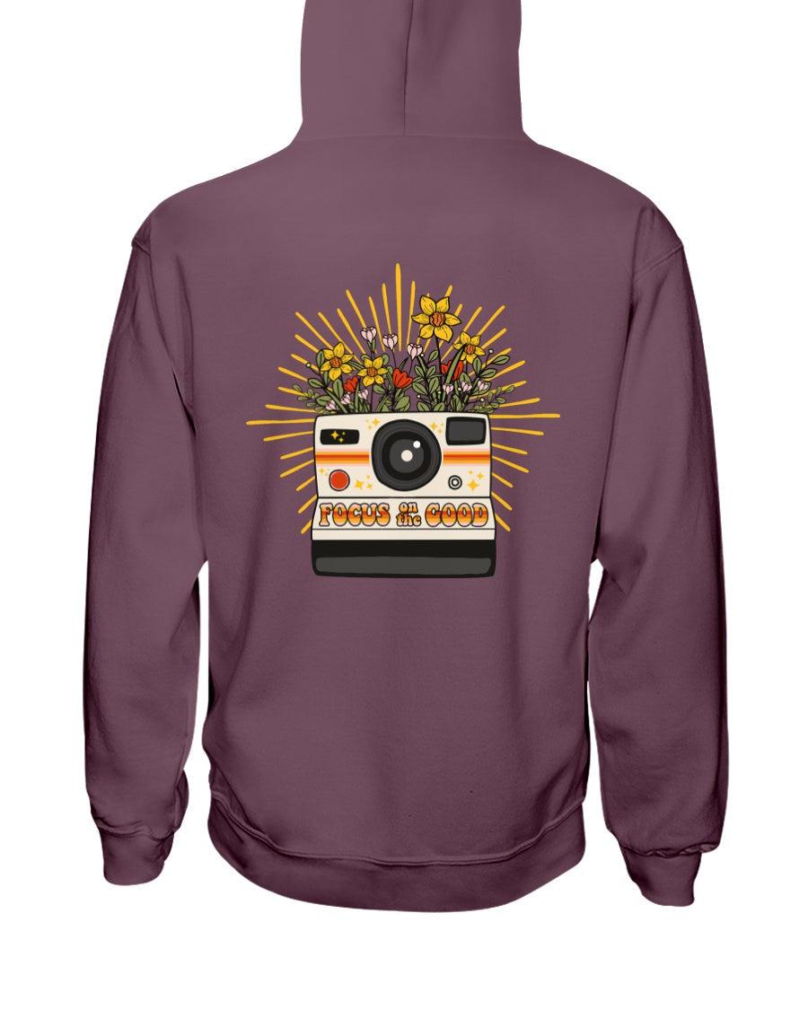 Focus on the Good Retro Camera Hoodie