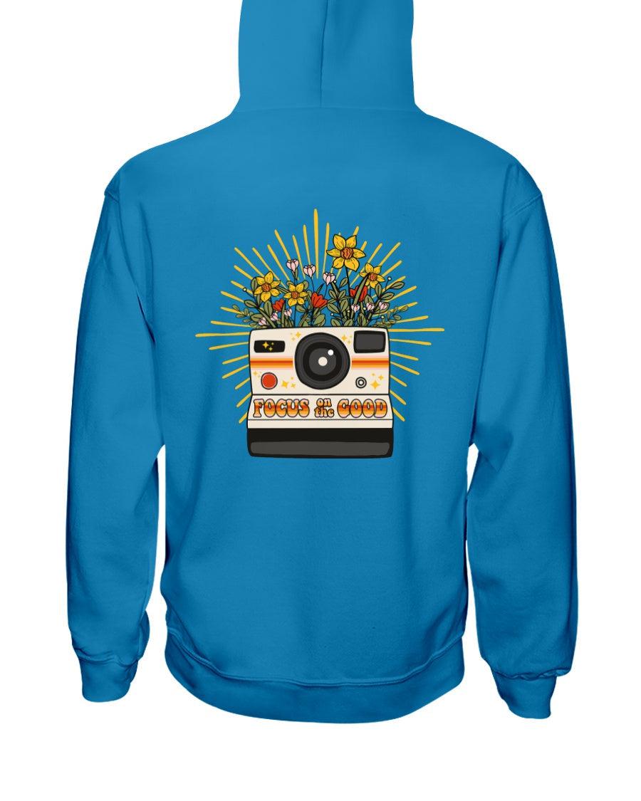 Focus on the Good Retro Camera Hoodie