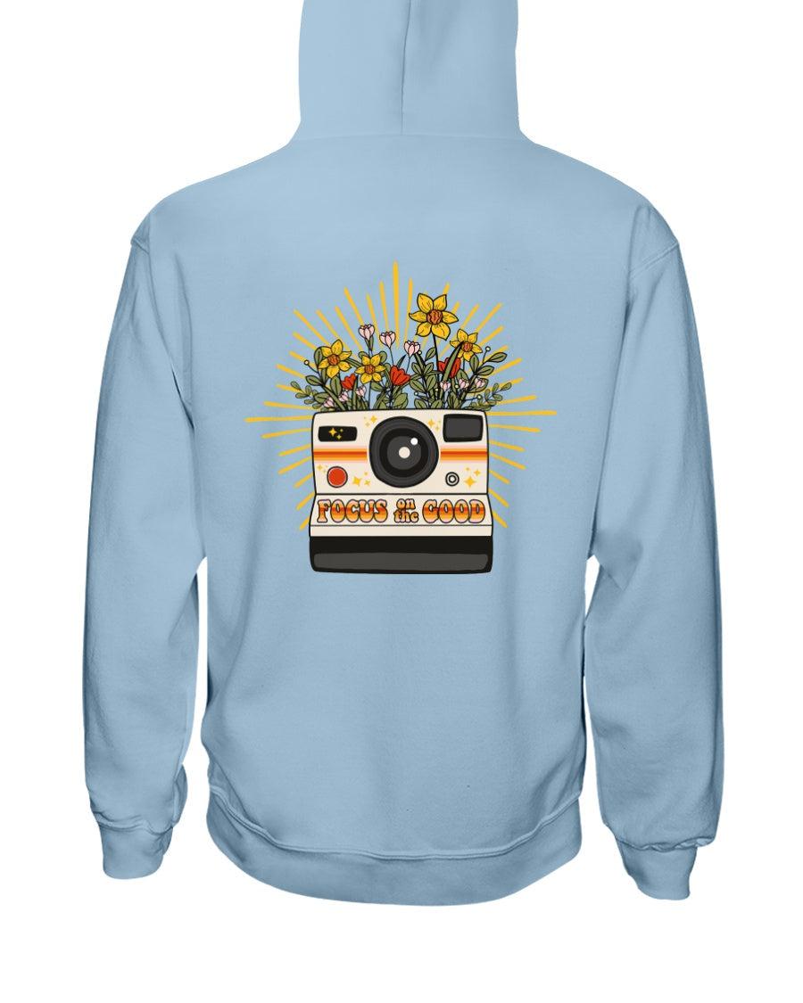 Focus on the Good Retro Camera Hoodie