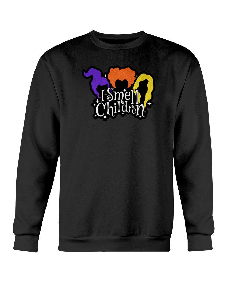 I Smell Children Halloween Witch Crewneck Sweatshirt