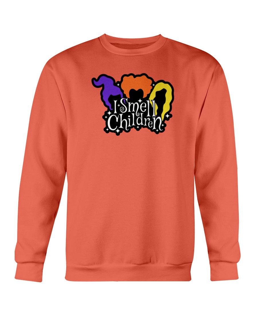 I Smell Children Halloween Witch Crewneck Sweatshirt