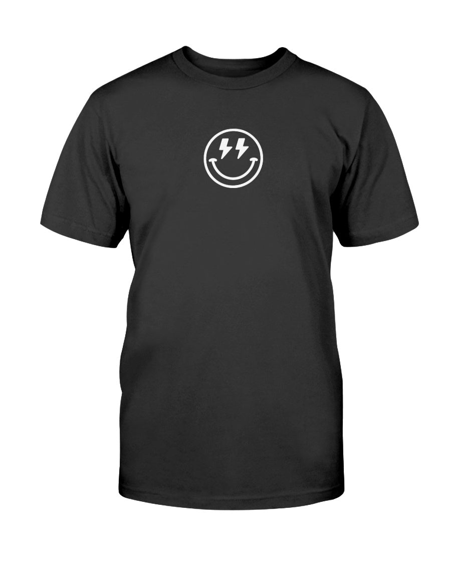 Lightning Eye Smiley Face Retro Aesthetic T-Shirt