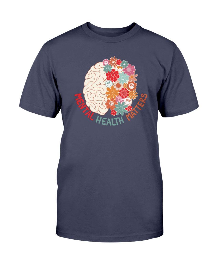 Mental Health Matters Cute Retro T-Shirt