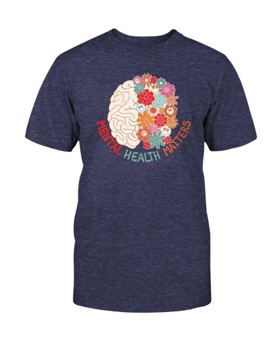 Mental Health Matters Cute Retro T-Shirt