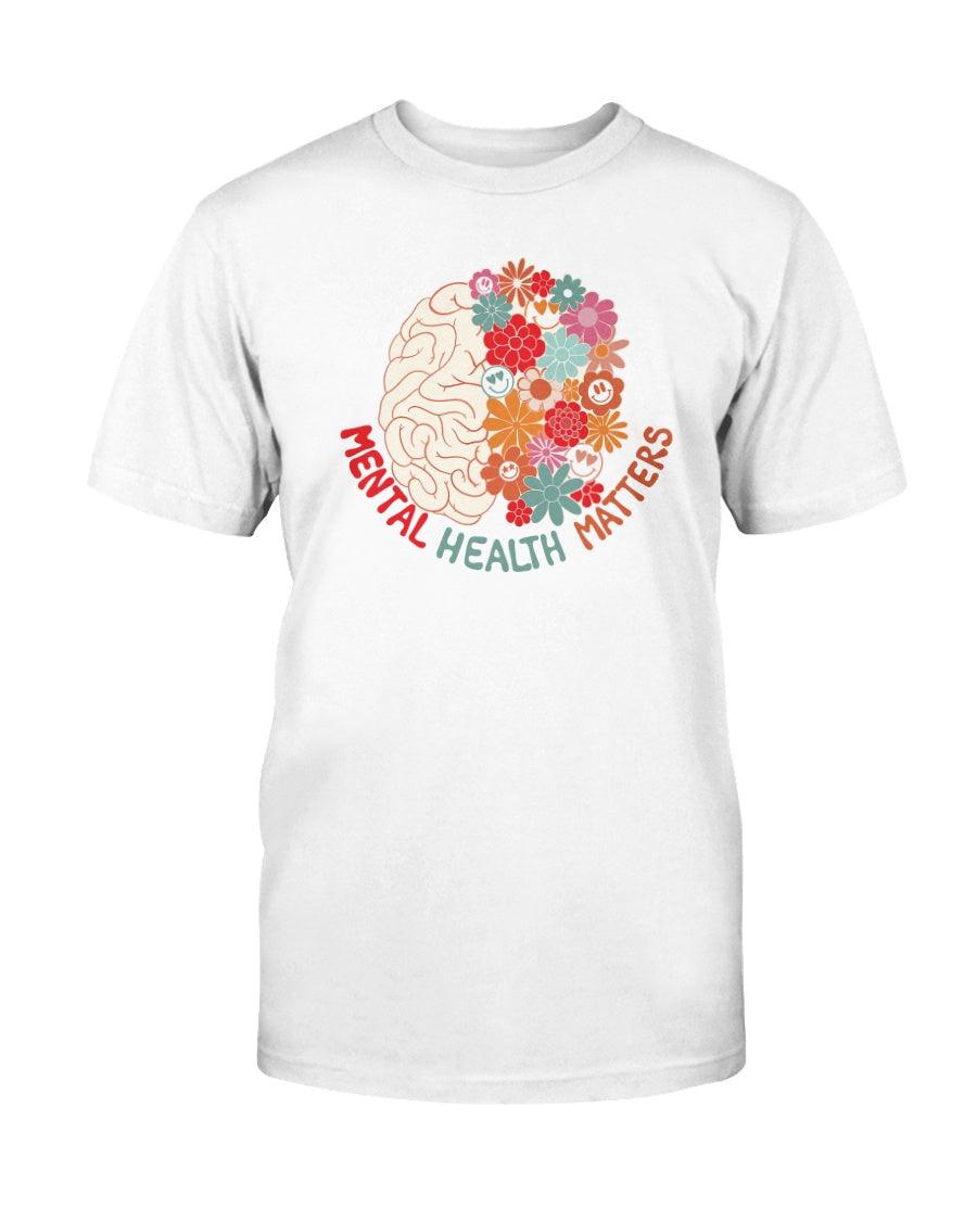 Mental Health Matters Cute Retro T-Shirt