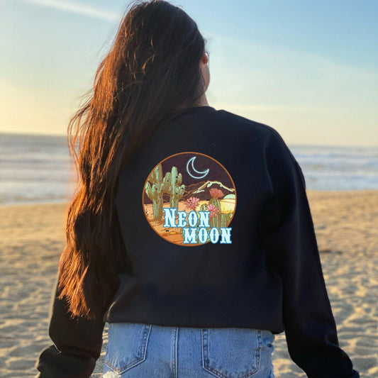 Neon Moon Boho Crewneck Sweatshirt