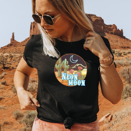 Neon Moon Boho T-Shirt