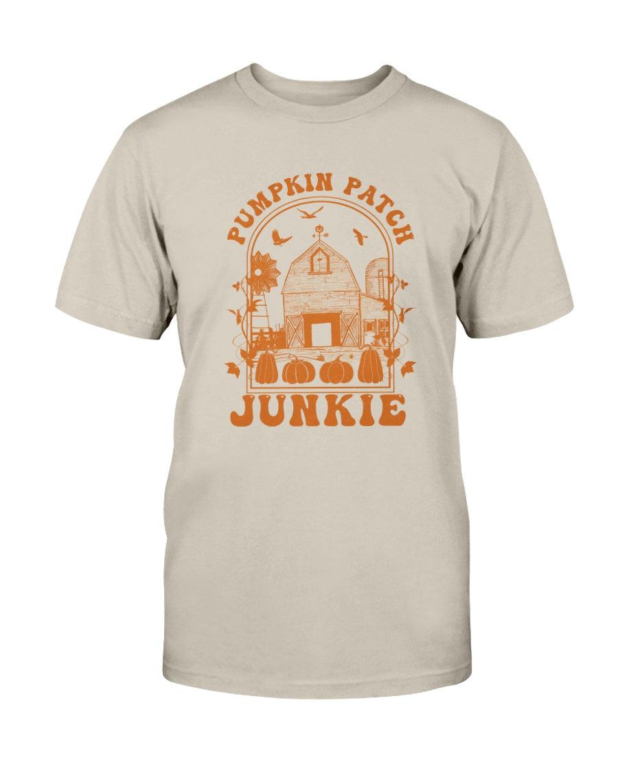 Pumpkin Patch Junkie Retro T-Shirt