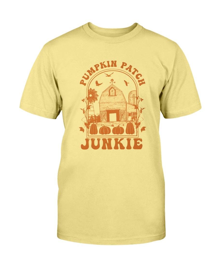 Pumpkin Patch Junkie Retro T-Shirt