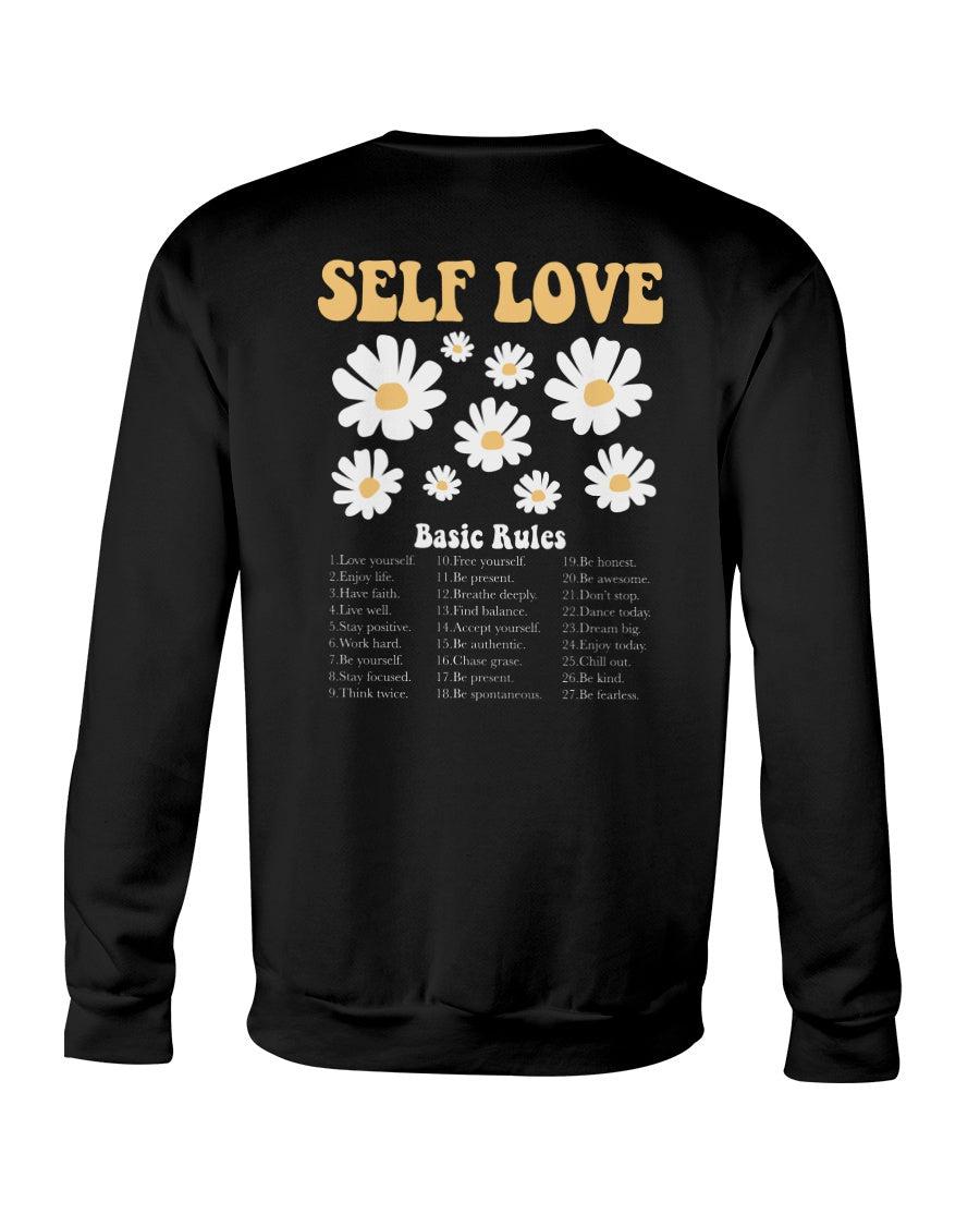 Self Love Basic Rules Crewneck Sweatshirt