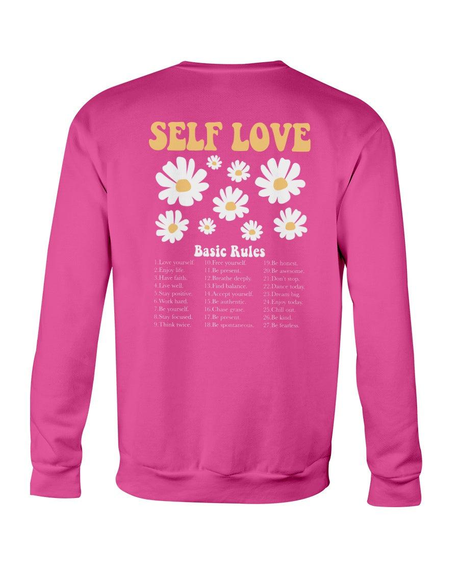 Self Love Basic Rules Crewneck Sweatshirt