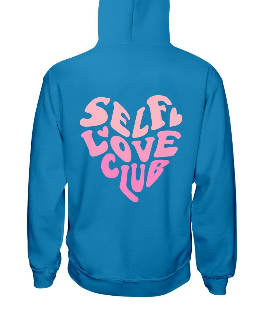 Self Love Club in Heart Retro Hoodie