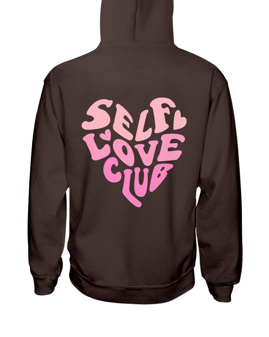 Self Love Club in Heart Retro Hoodie