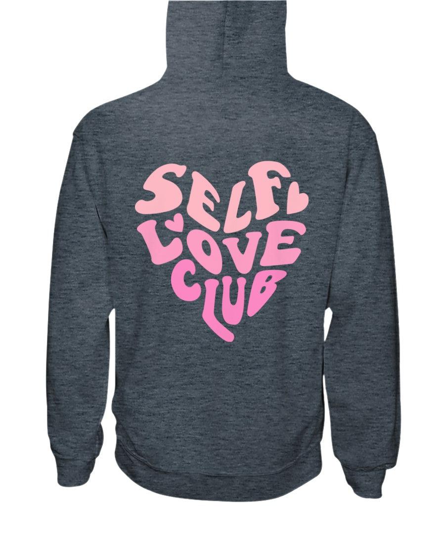 Self Love Club in Heart Retro Hoodie