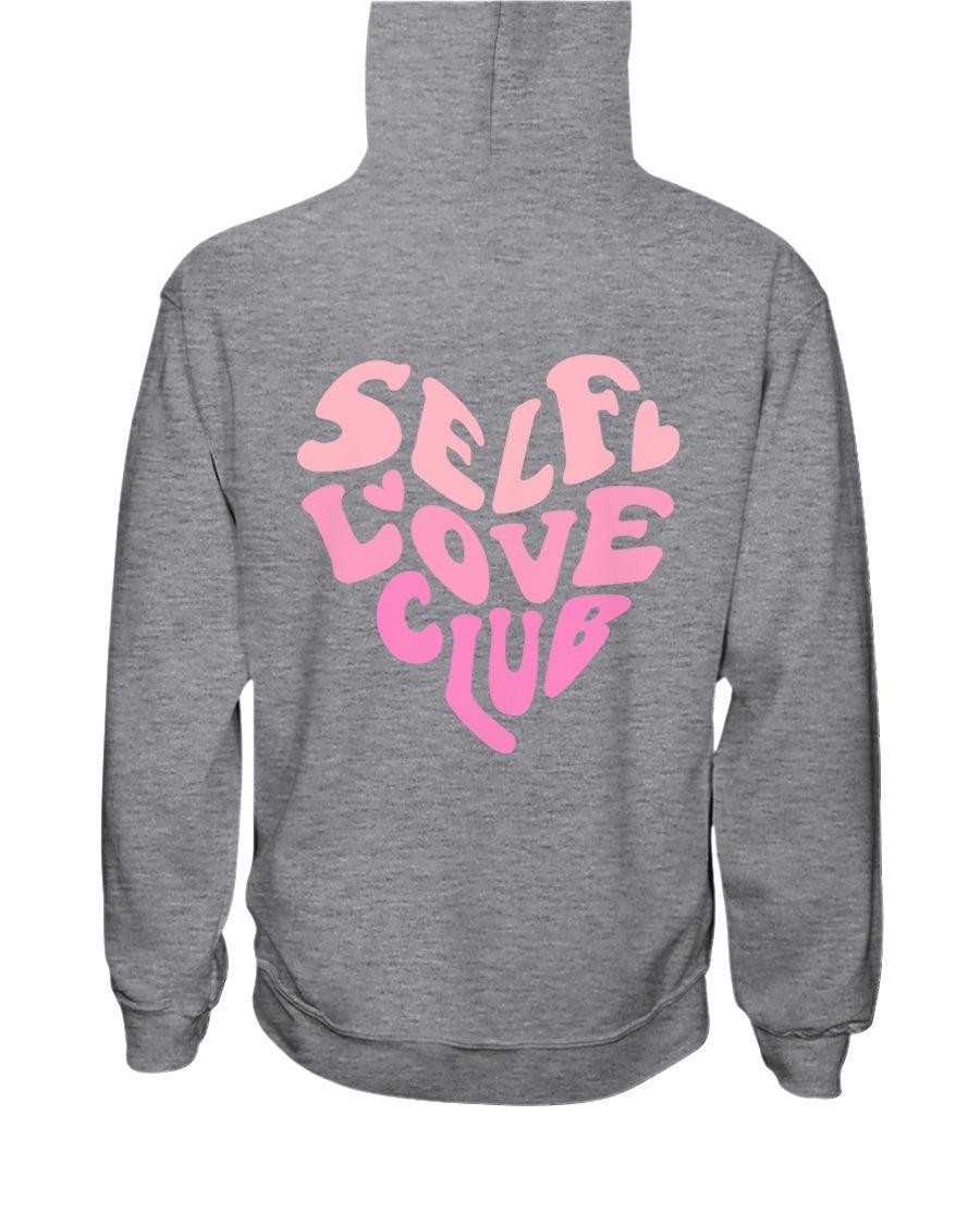 Self Love Club in Heart Retro Hoodie