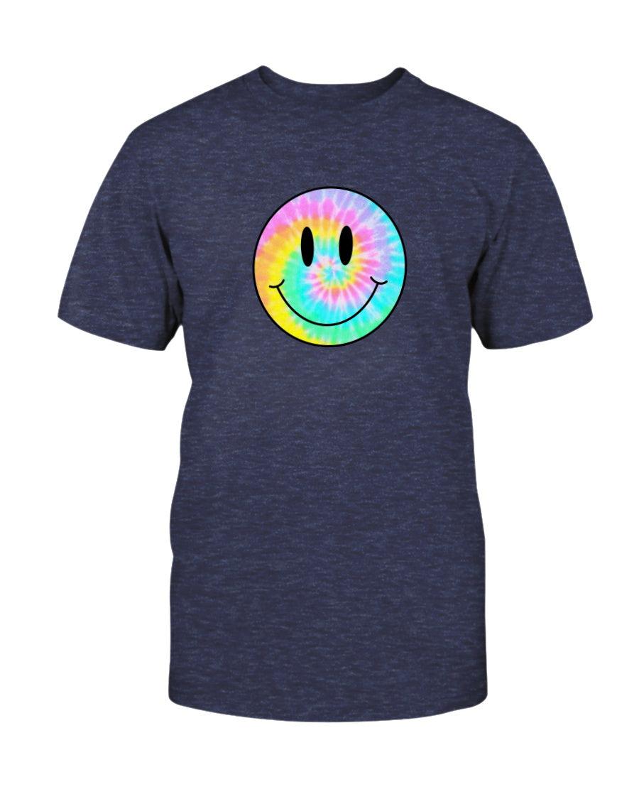 Tie-Dye Smiley Face Retro Aesthetic T-Shirt