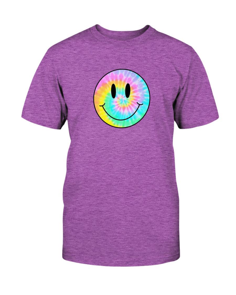 Tie-Dye Smiley Face Retro Aesthetic T-Shirt