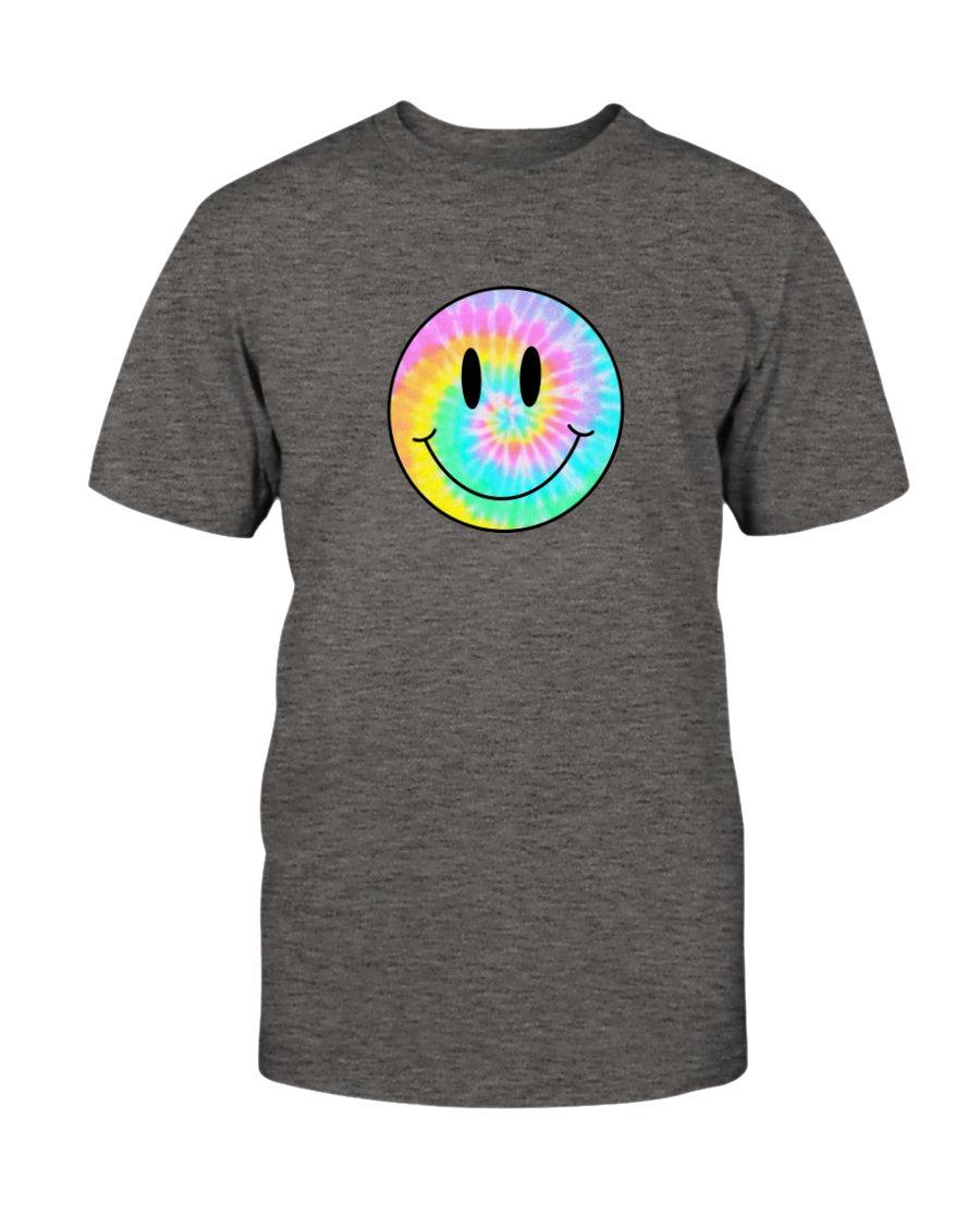 Tie-Dye Smiley Face Retro Aesthetic T-Shirt