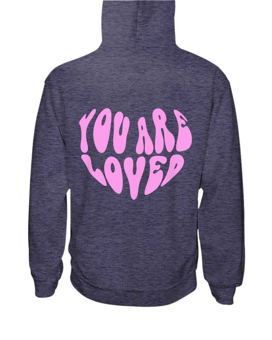 You are Loved Heart Retro Aesthetic Hoodie