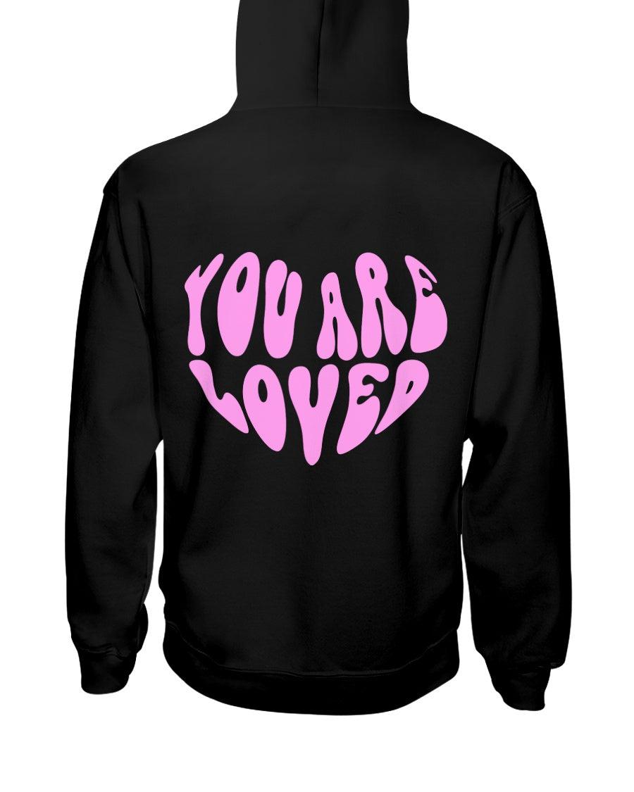 You are Loved Heart Retro Aesthetic Hoodie