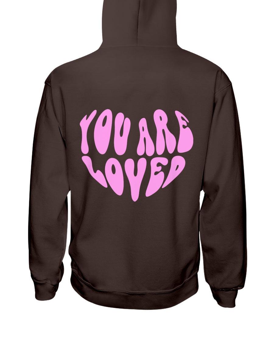 You are Loved Heart Retro Aesthetic Hoodie