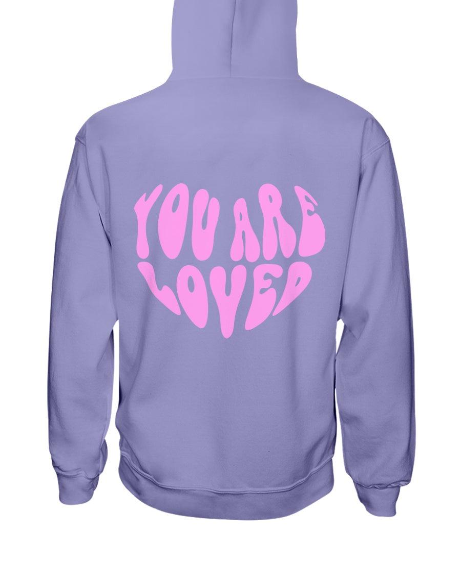 You are Loved Heart Retro Aesthetic Hoodie