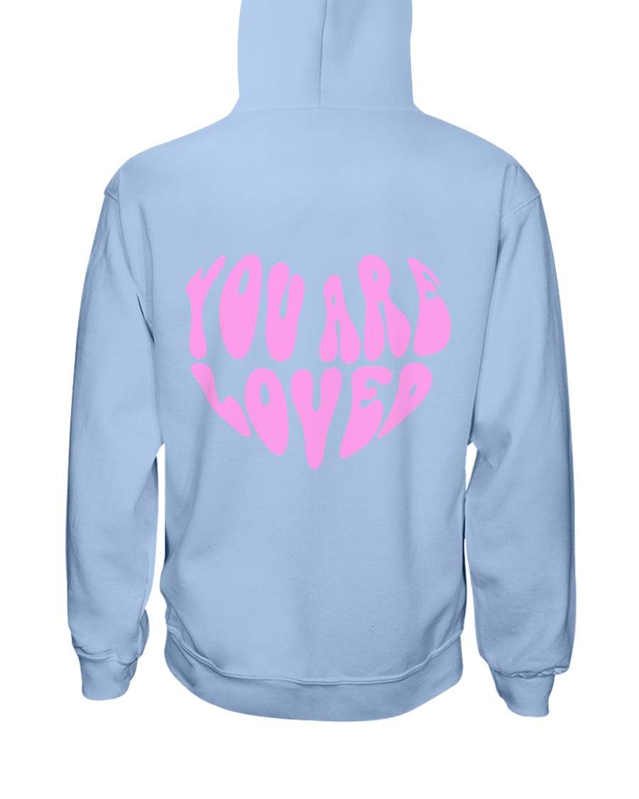 You are Loved Heart Retro Aesthetic Hoodie