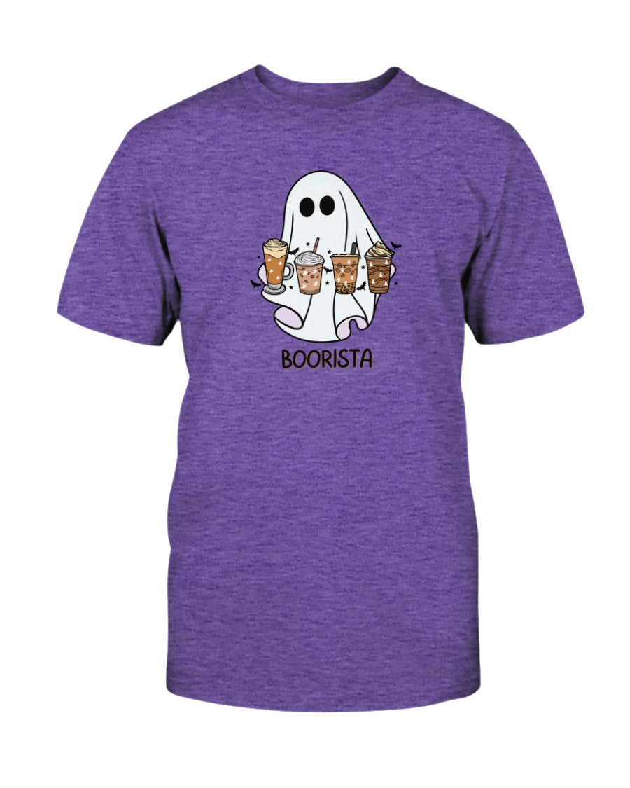 Boorista Cute Ghost Barista Halloween T-Shirt – Urban Palette Designs